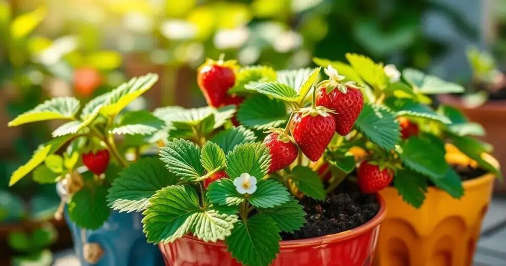 como plantar morangos