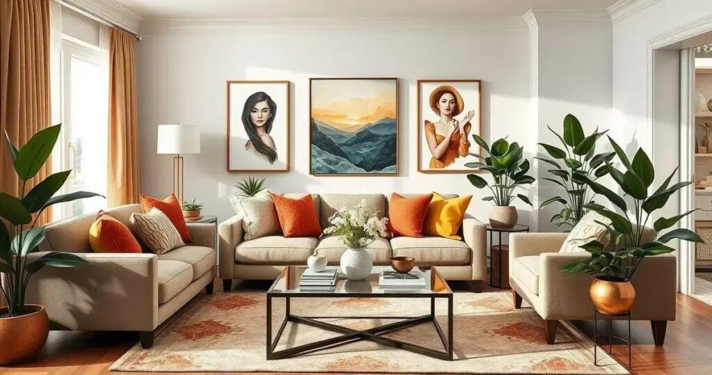 dúvidas de decorar sala