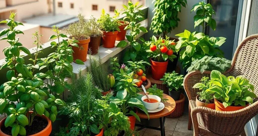 horta em apartamento