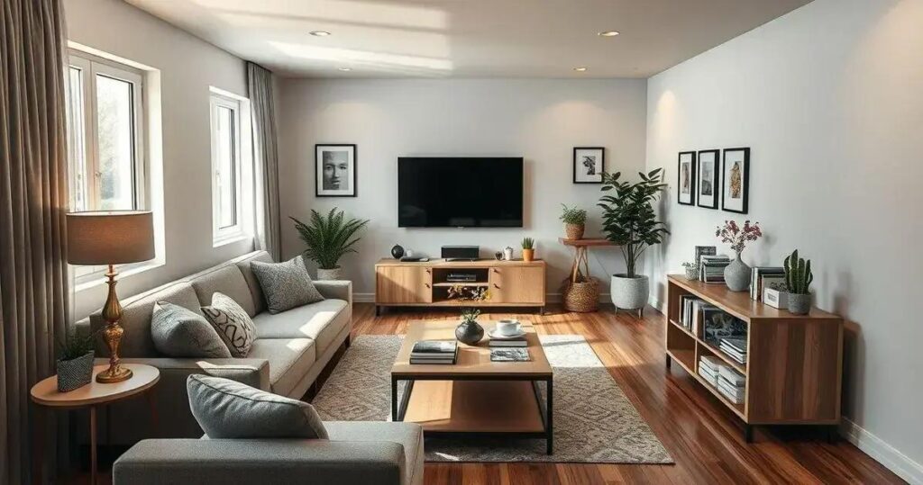 sala de tv pequena