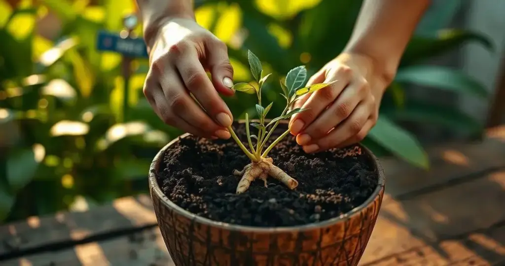 como plantar gengibre