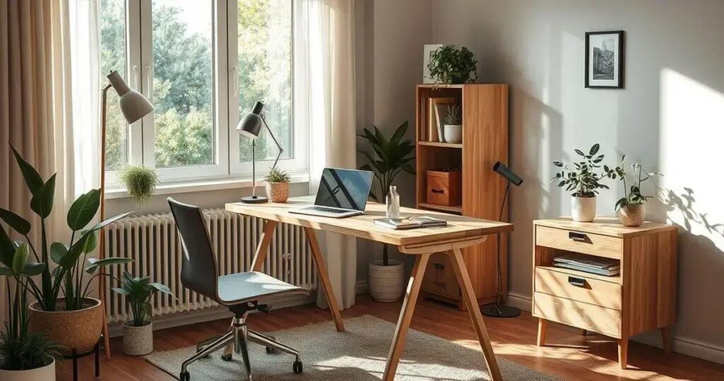 home office no quarto