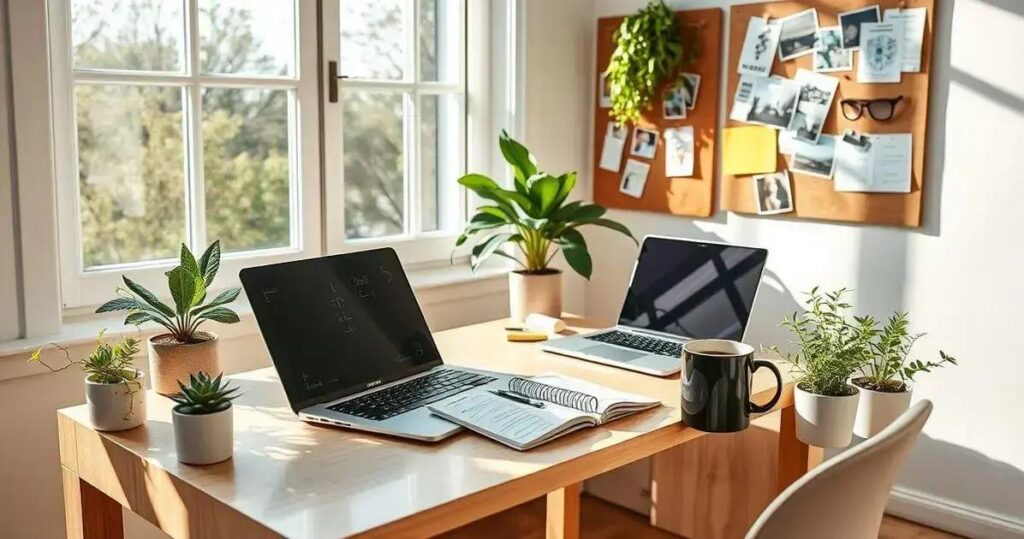 home office simples e barato