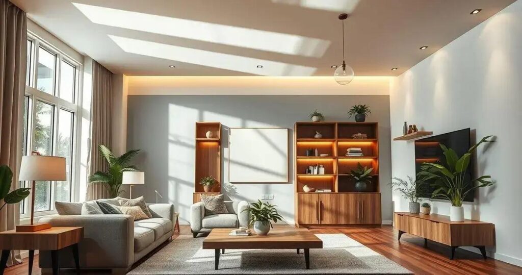 iluminação para casa