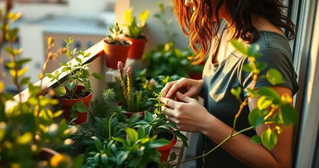 jardinagem em pequenos espaços