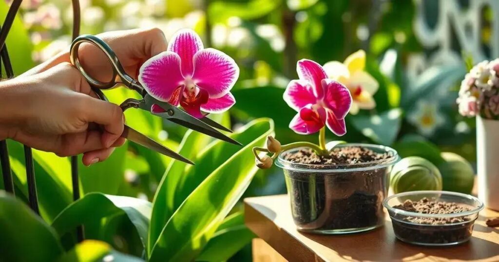 muda de orquídea