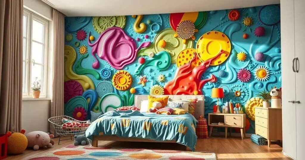 papel de parede infantil 3d