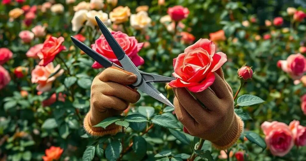 poda de roseira