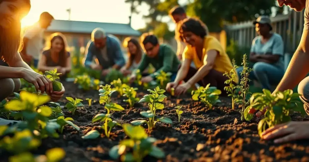 horta comunitária